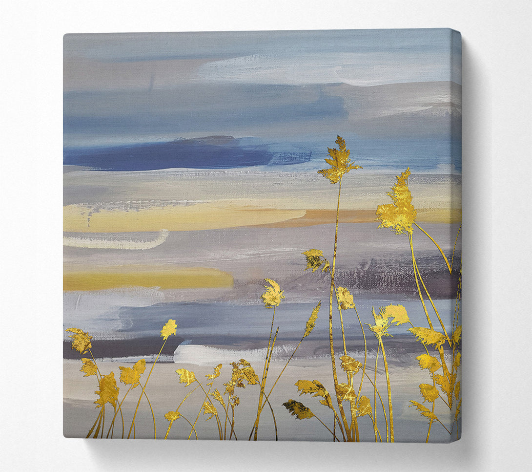  A Canvas Print of Gold Leaf Wheat Canvas Print