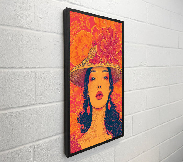 Orange Floral Dream