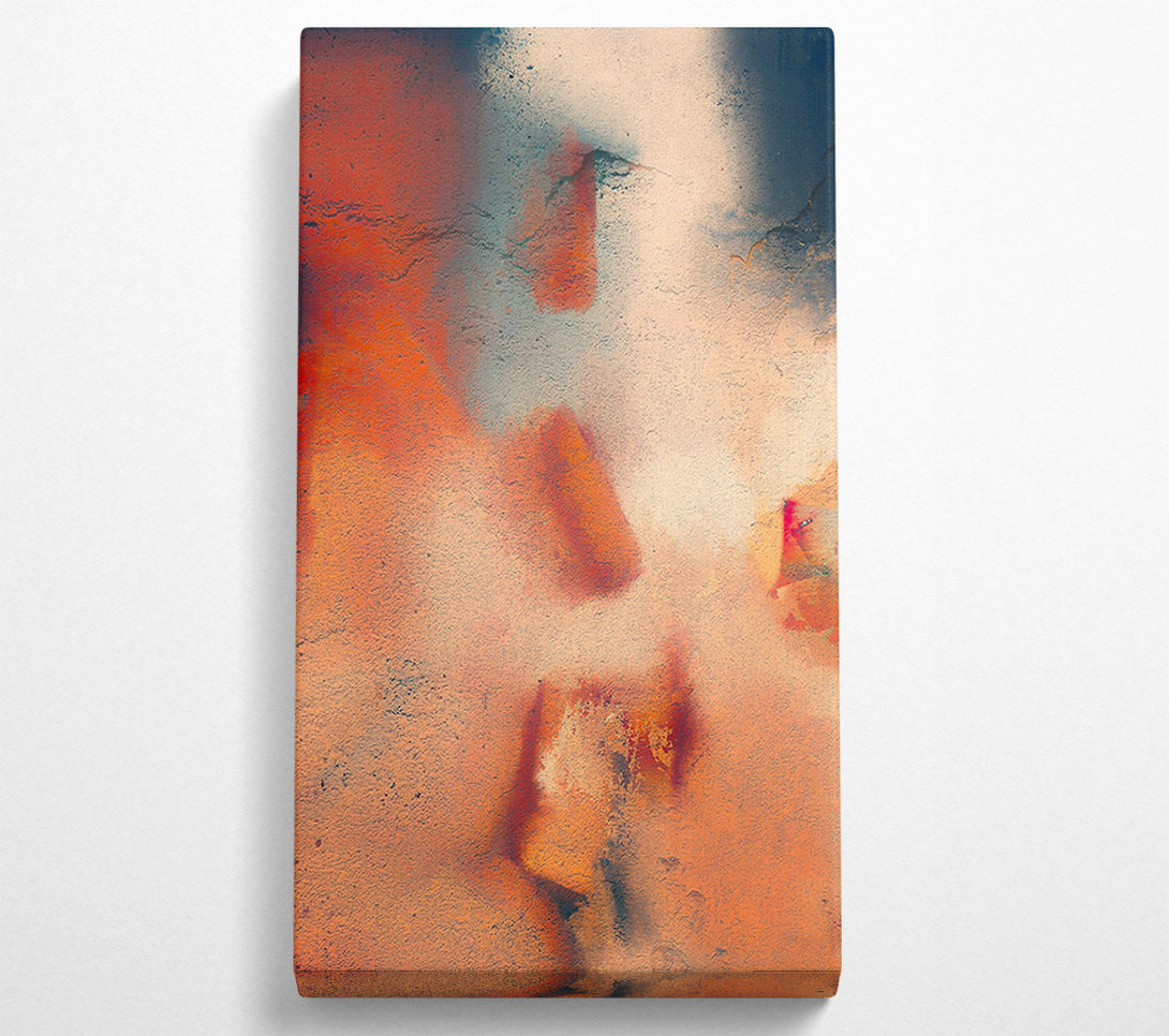  A Canvas Print of Burnt Orange Abstract Canvas Wall Art