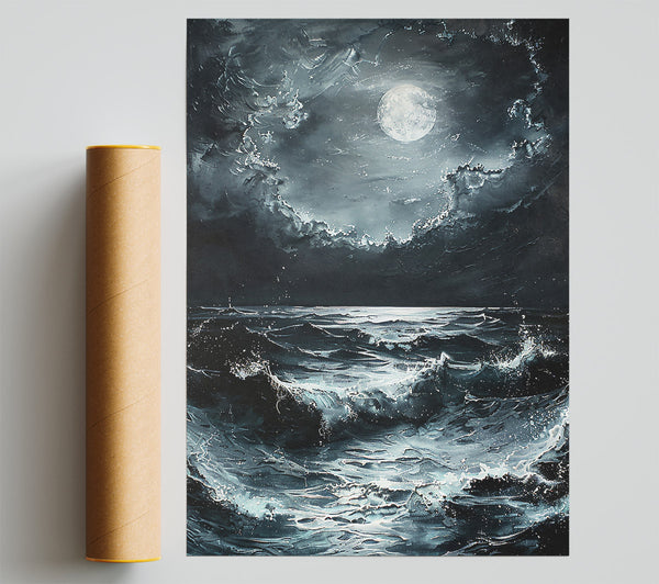 Silver Moon'S Embrace Giclee Print