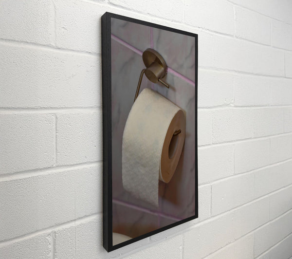 White Roll On Pink Tile