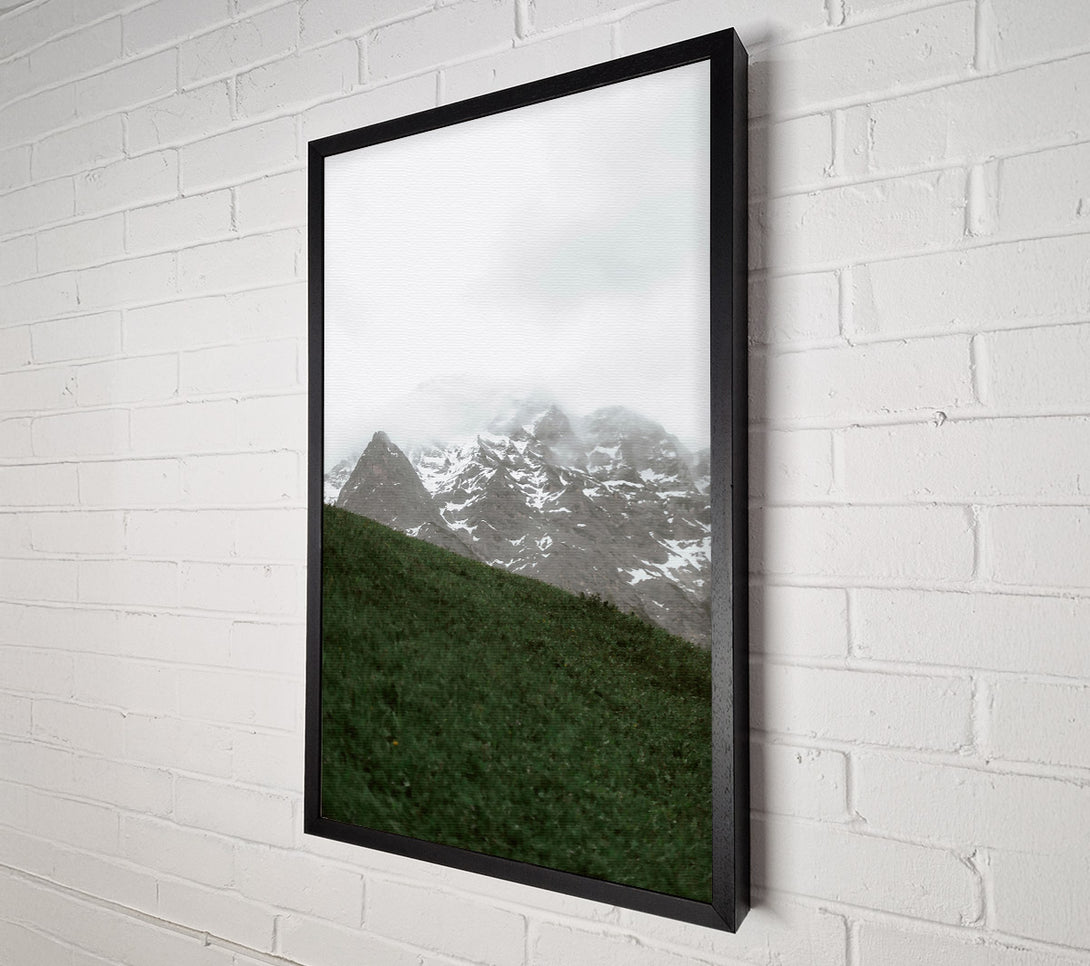  A Canvas Print of Green Mountain Mist Canvas Print