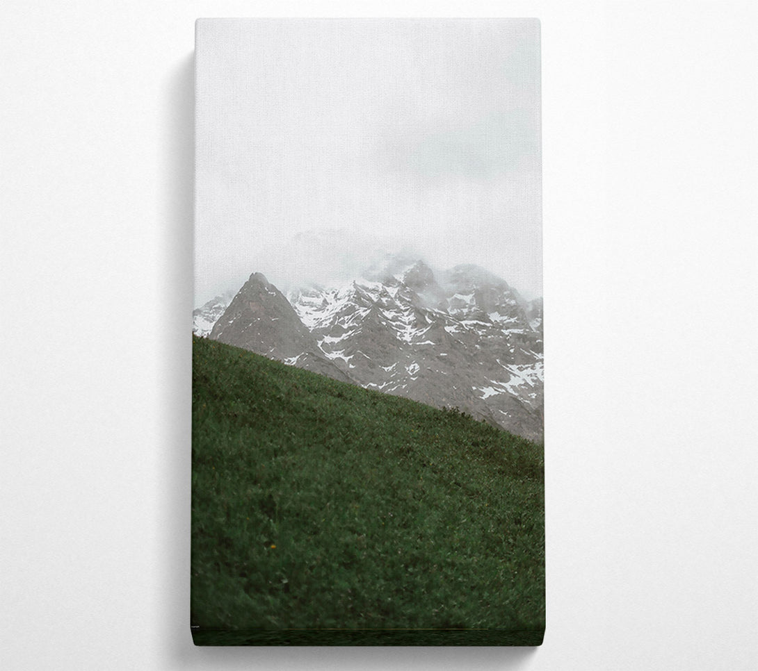  A Canvas Print of Green Mountain Mist Canvas Print