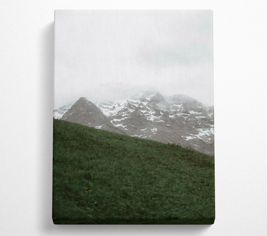  A Canvas Print of Green Mountain Mist Canvas Print