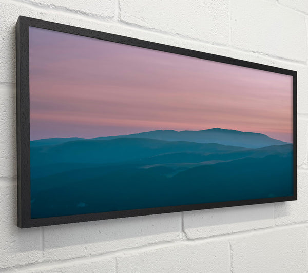 Teal Mountain Hues