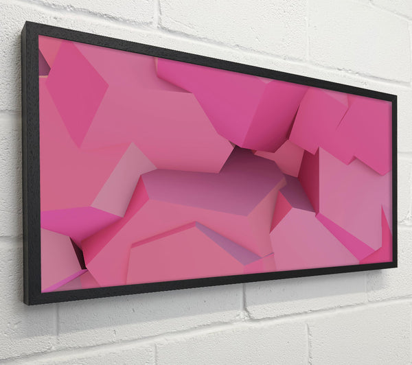 Pink Geometric Abstract