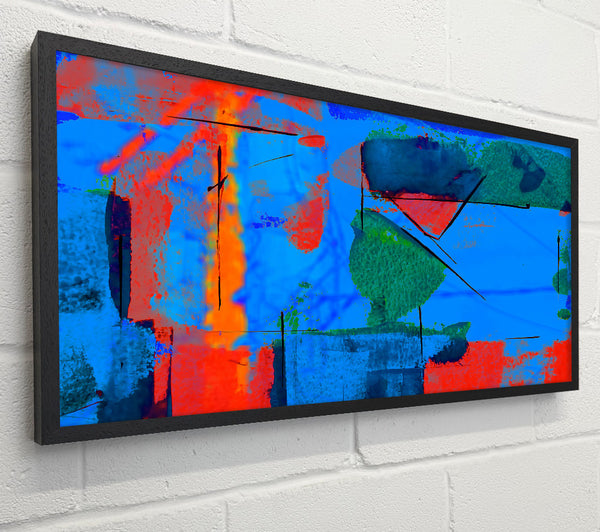 Blue And Orange Abstract