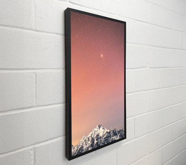 Pink Mountain Sky