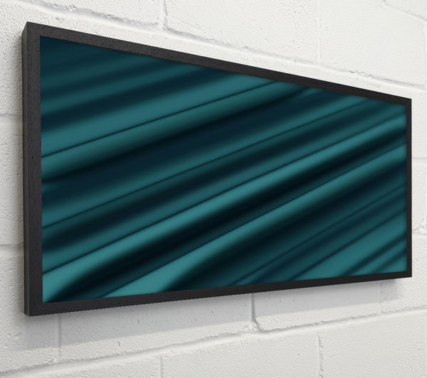 Teal Draped Lines