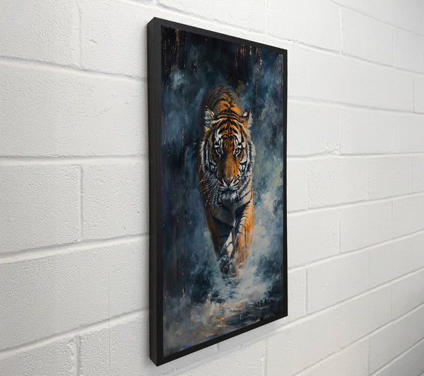 Blue Tiger'S Gaze