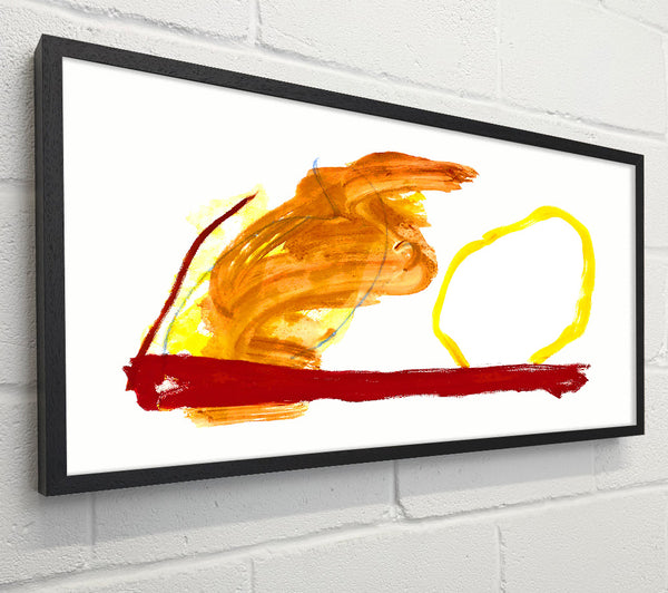 Golden Abstract Strokes