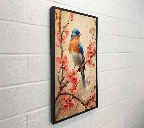 Pink Bloom Bluebird