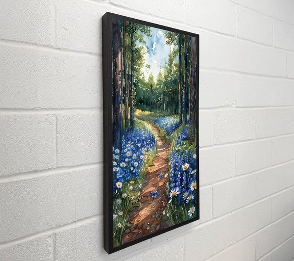 Bluebell Forest Path