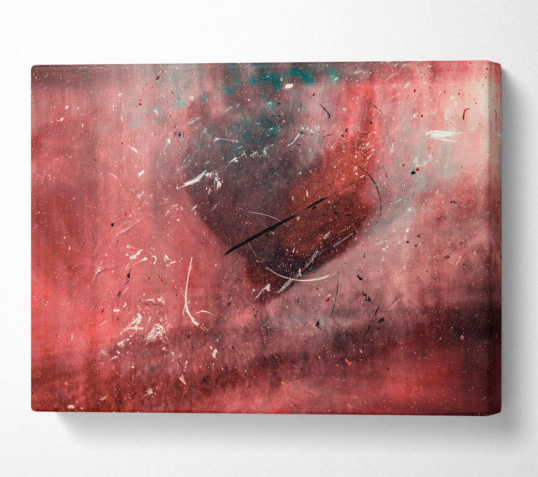  A Canvas Print of Crimson Cosmic Dust Canvas Print