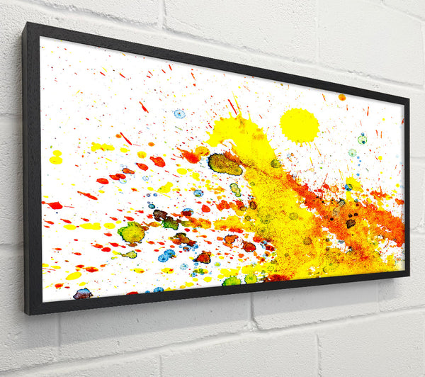 Yellow Splatter Burst