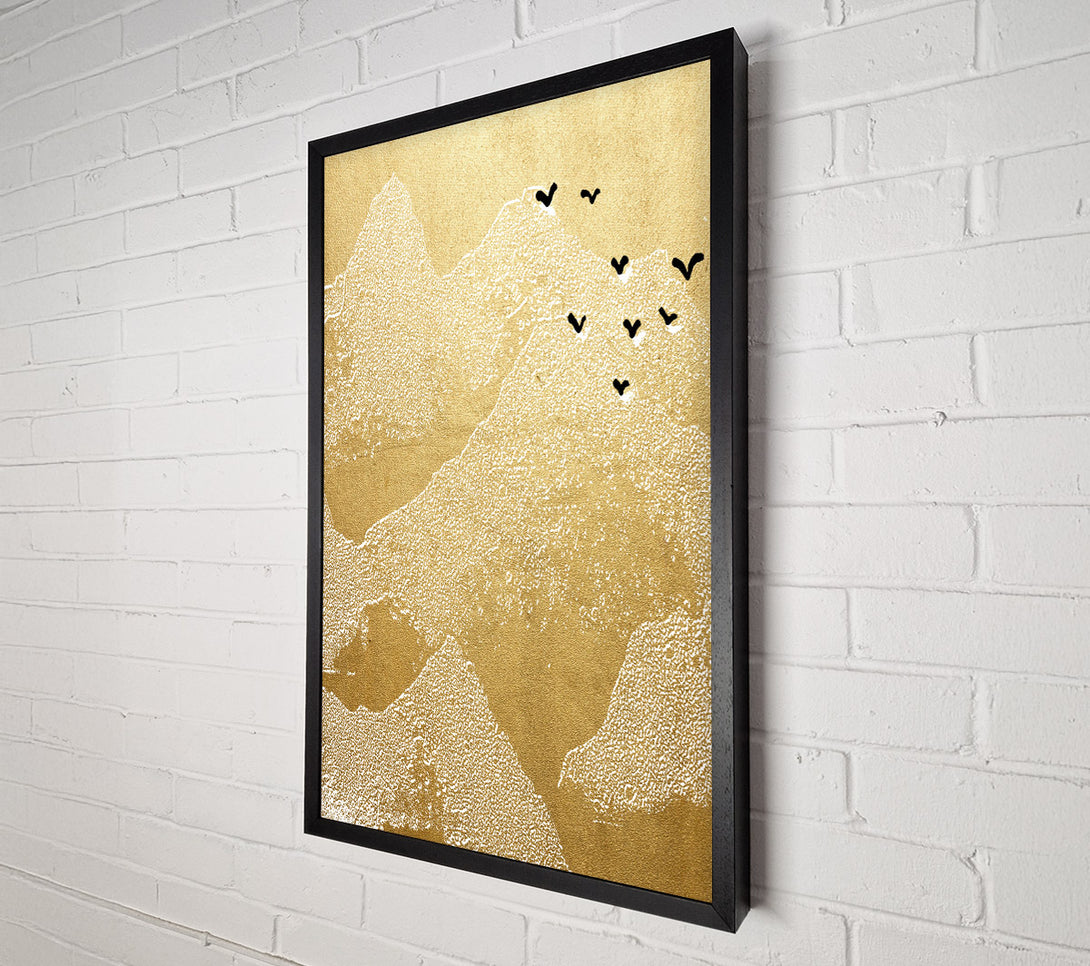  A Canvas Print of Gold Mountain Bears Canvas Print