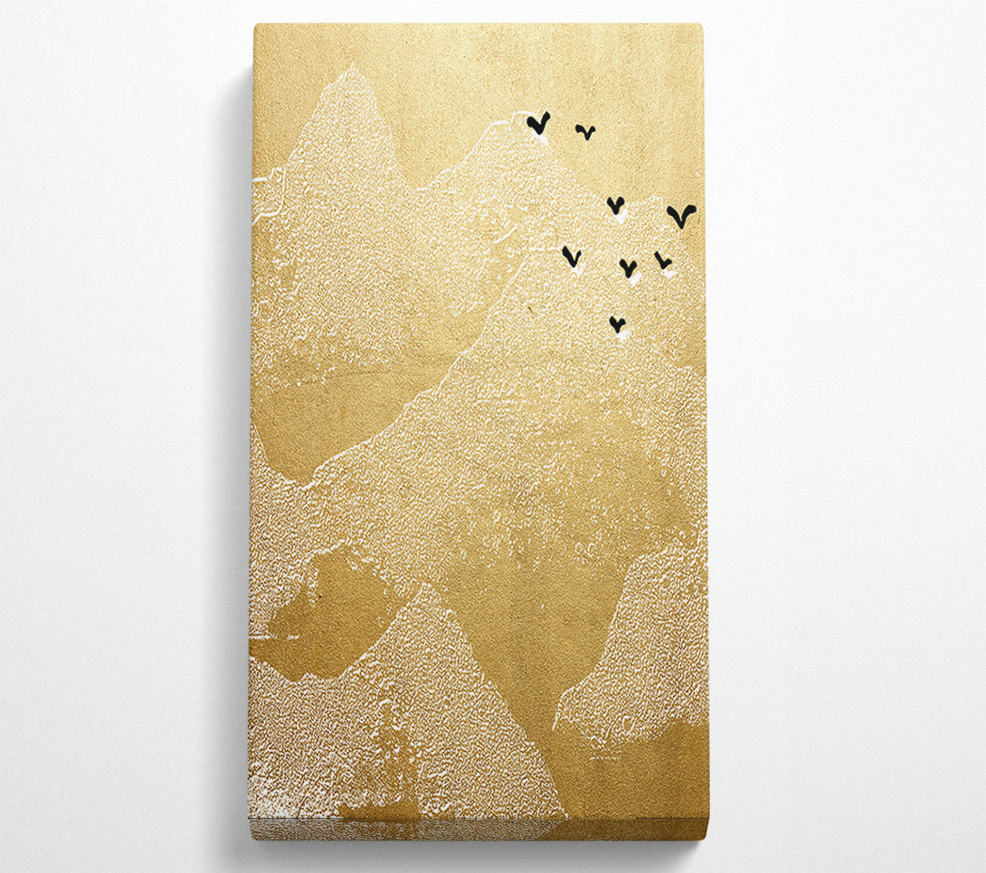  A Canvas Print of Gold Mountain Bears Canvas Print