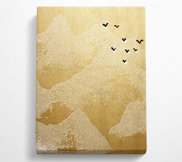  A Canvas Print of Gold Mountain Bears Canvas Print