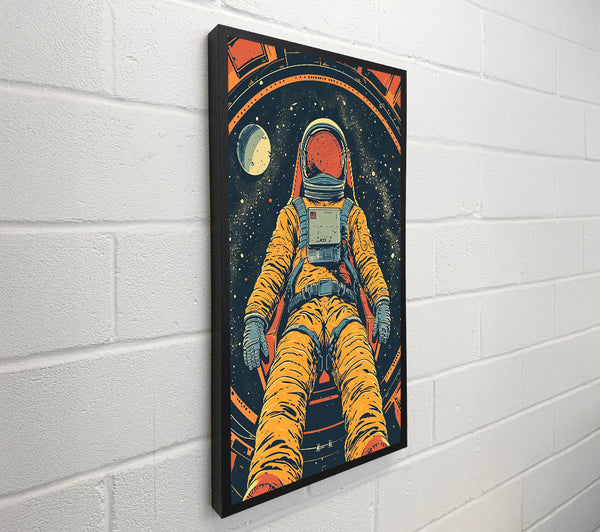 Orange Spacesuit Drifting