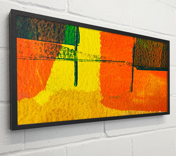 Orange Abstract Lines