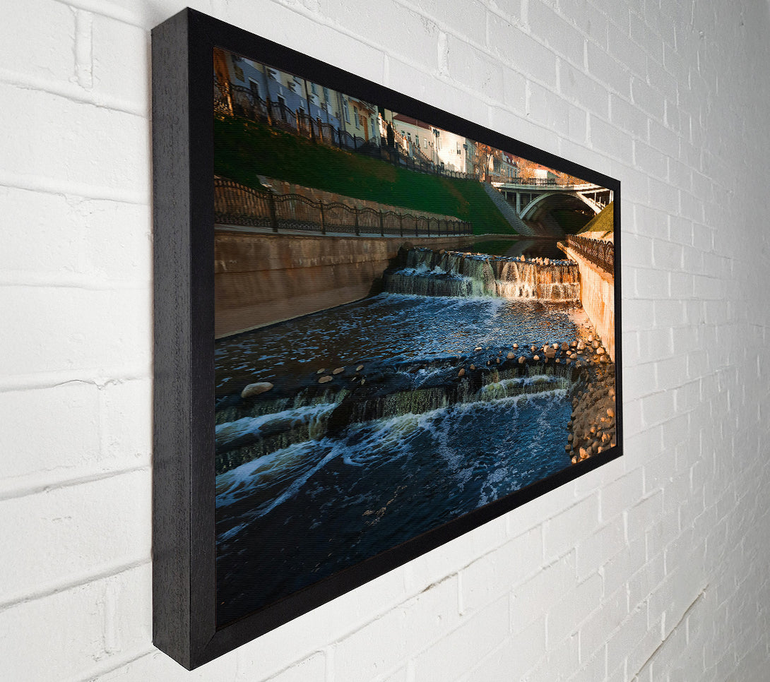  A Canvas Print of Azure River Rapids Canvas Art