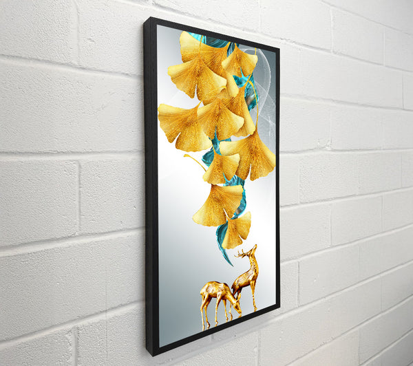 Gold Petals Deer