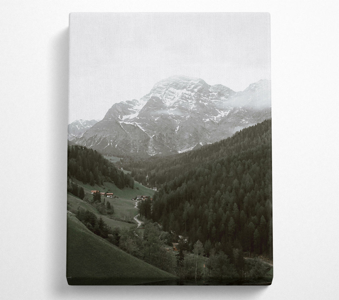  A Canvas Print of Green Valley Summit Canvas Art