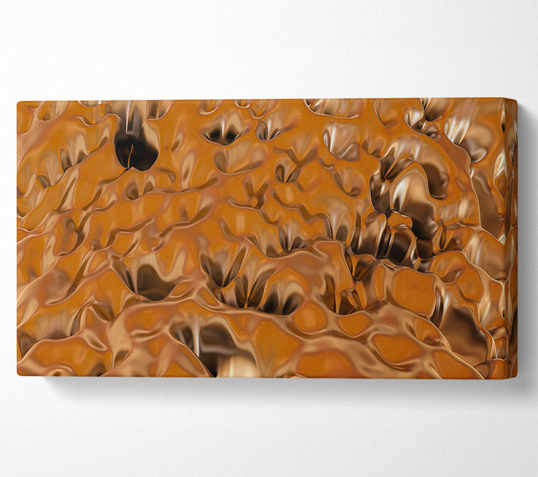  A Canvas Print of Amber Liquid Landscape Canvas Art