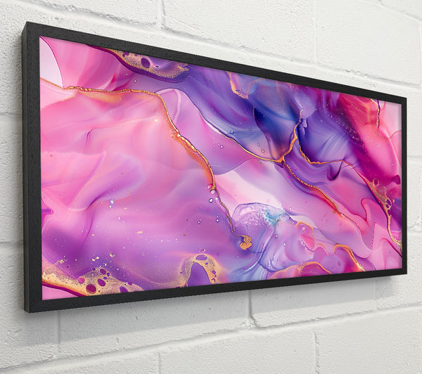 Purple Swirls And Gold