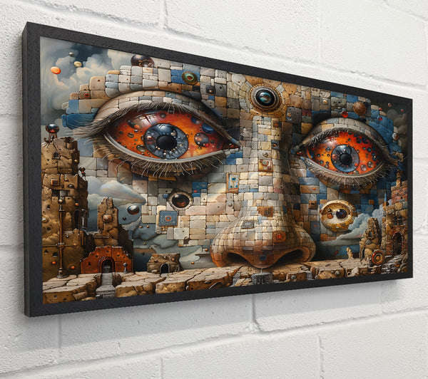 Orange Mosaic Eye