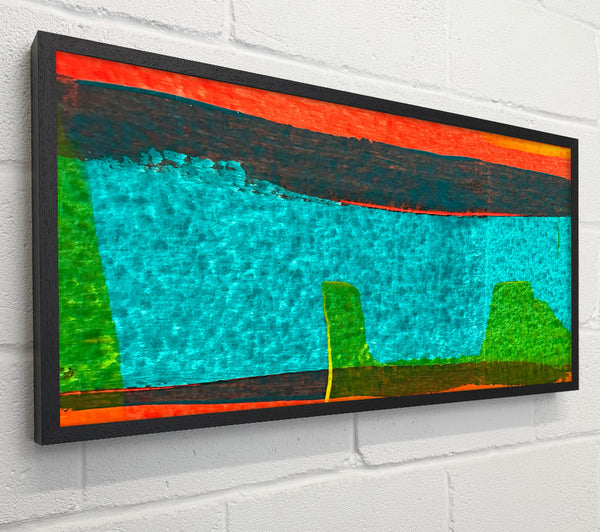 Teal & Orange Abstract