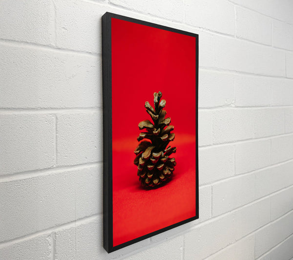 Red And Brown Pine Cone