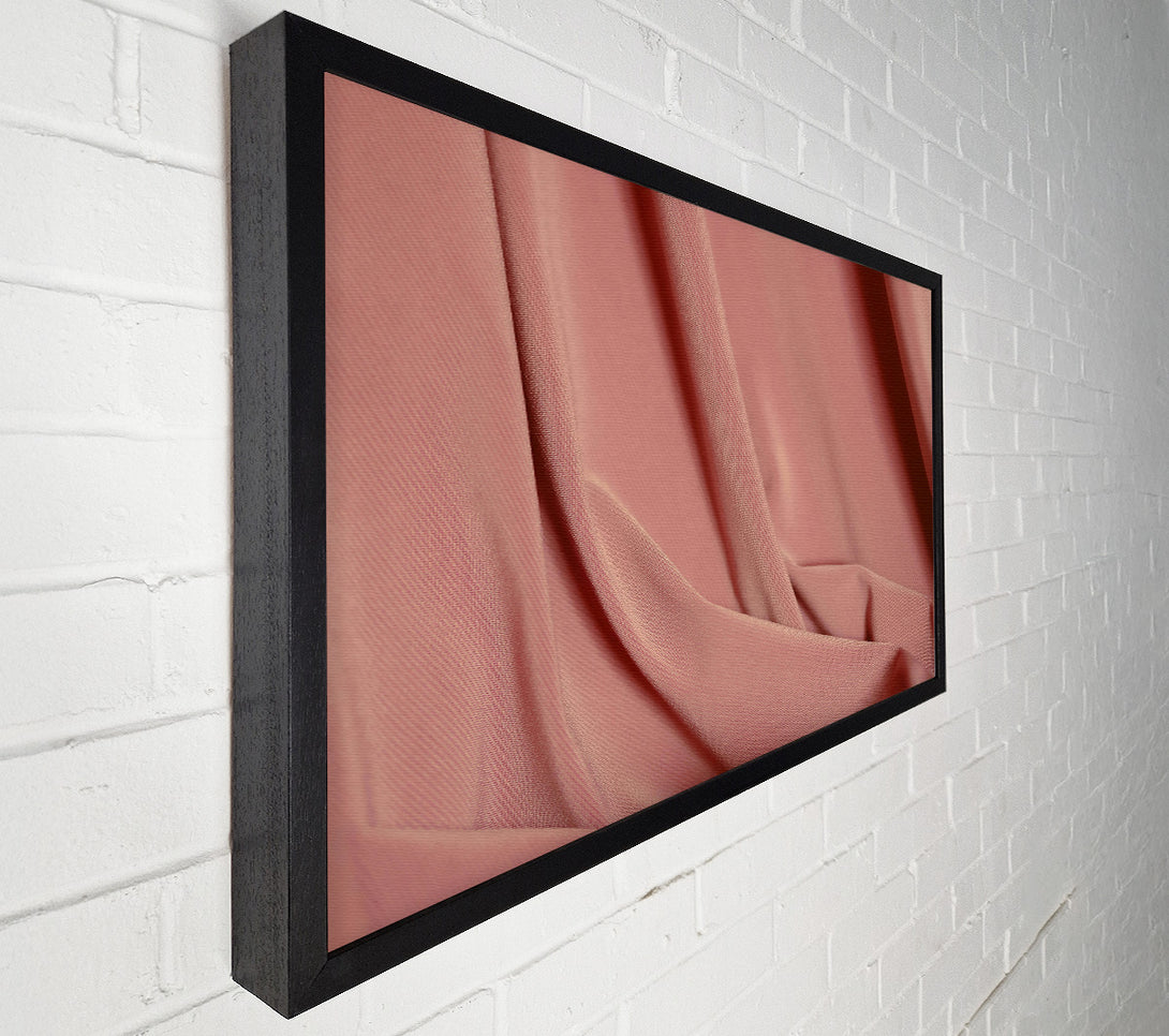  A Canvas Print of Dusty Rose Drape Canvas Print