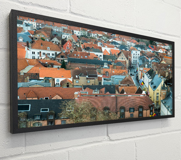 Red Roof Cityscape