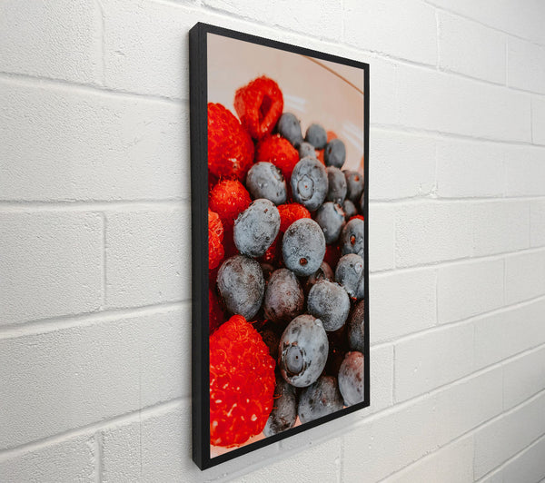 Red And Blue Berry Bowl