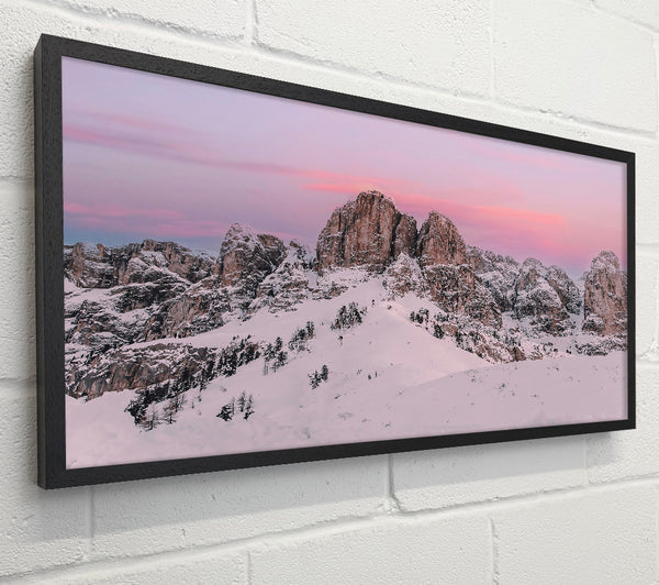 Pink Hues Of The Peaks
