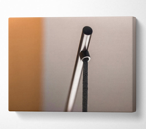  A Canvas Print of Black Metal Tendrils Canvas Wall Art