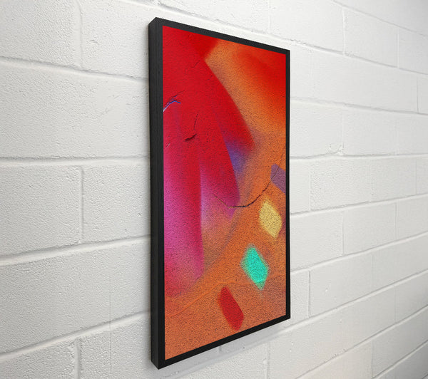 Orange Abstract Splatter