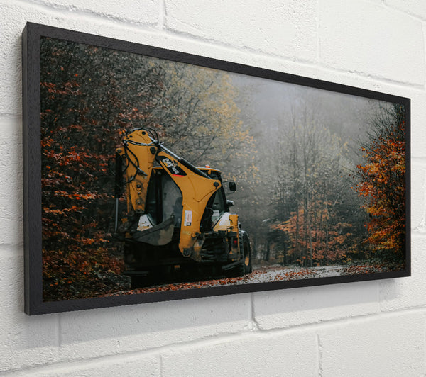 Yellow Machine In The Woods