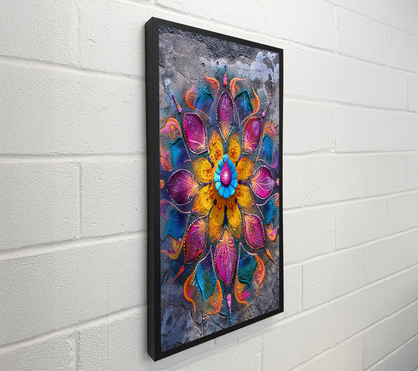 Golden Mandala Bloom