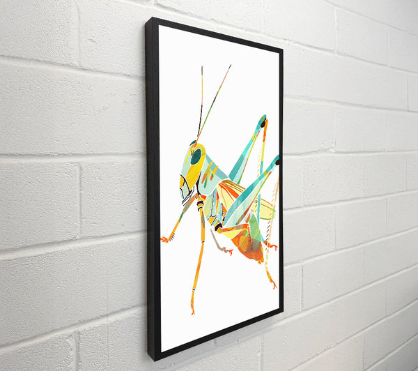 Yellow Leaping Grasshopper