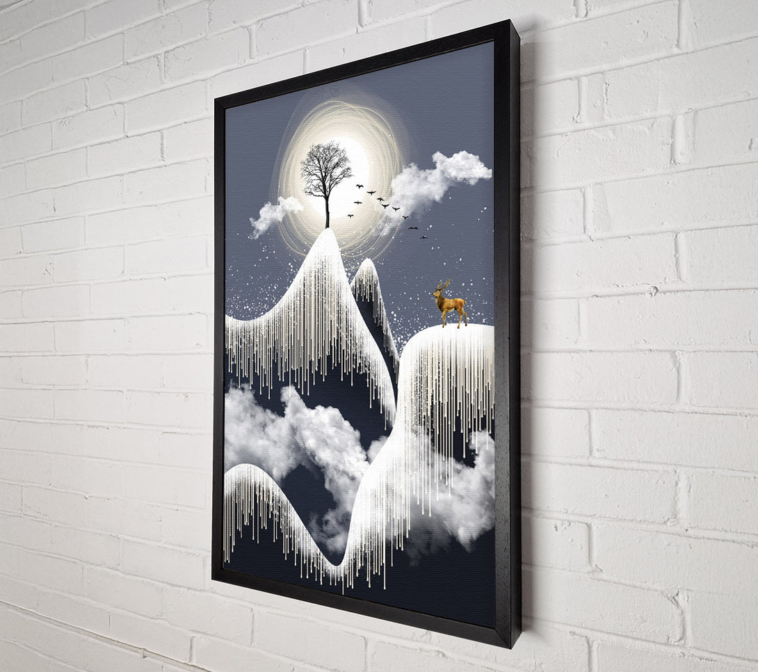  A Canvas Print of Gold Stag Mountain Canvas Print