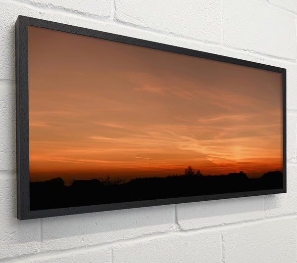 Orange Sky Silhouette