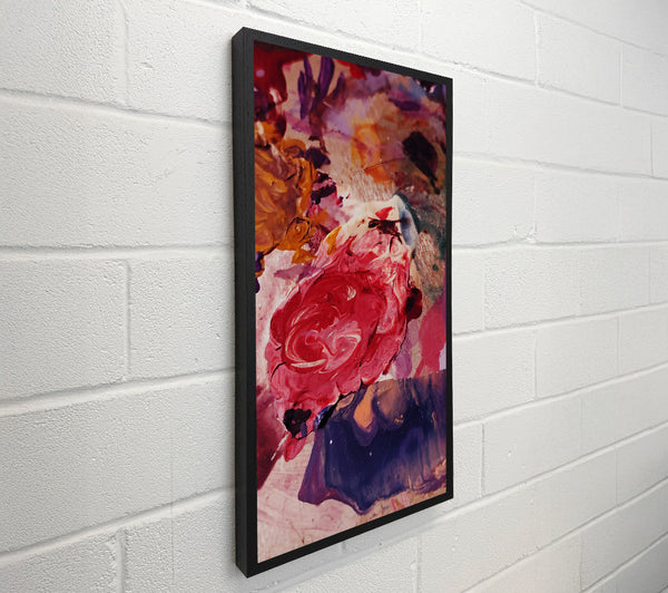 Crimson Swirls Of Color