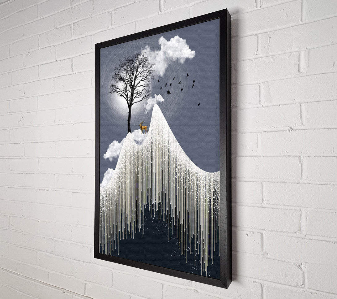  A Canvas Print of Gold Stag Peak Canvas Print