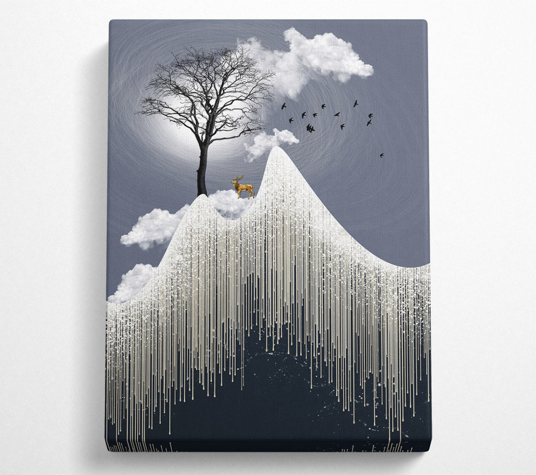  A Canvas Print of Gold Stag Peak Canvas Print