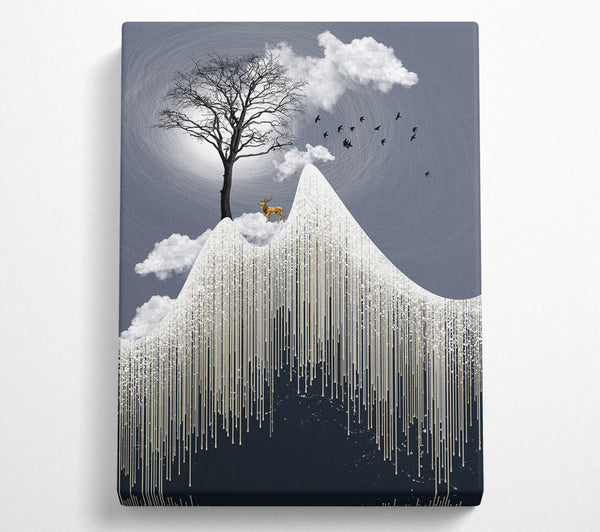  A Canvas Print of Gold Stag Peak Canvas Print