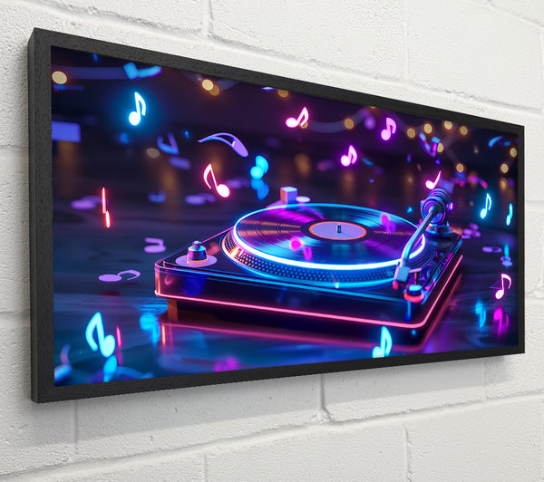 Neon Blue Vinyl Spin