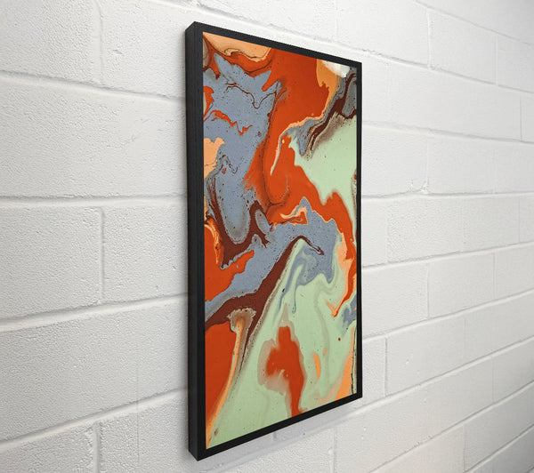 Orange Abstract Swirls