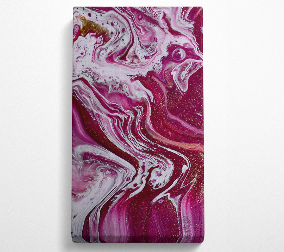  A Canvas Print of Crimson Swirls Canvas Print